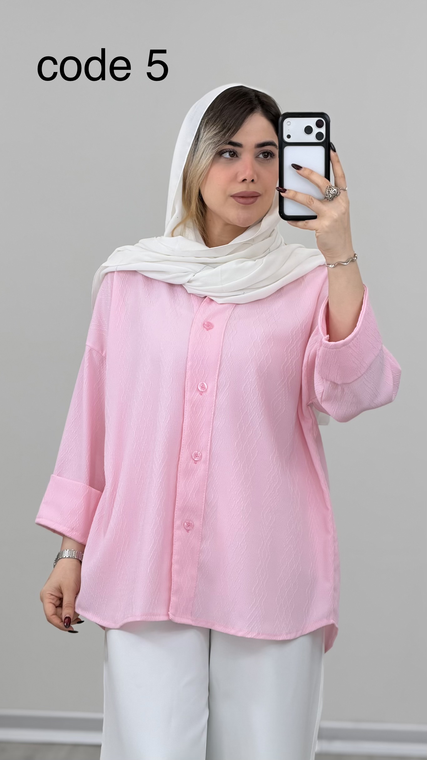 IMG_6959 شومیز مدل نفیسه کد 09146 A-9 - Image 1