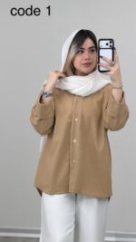 شومیز مدل نفیسه کد 09146 A-9 - Image 4