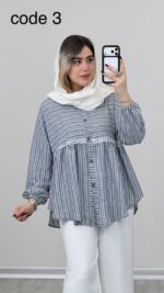 شومیز مدل مهرسا کد 09148 A-5