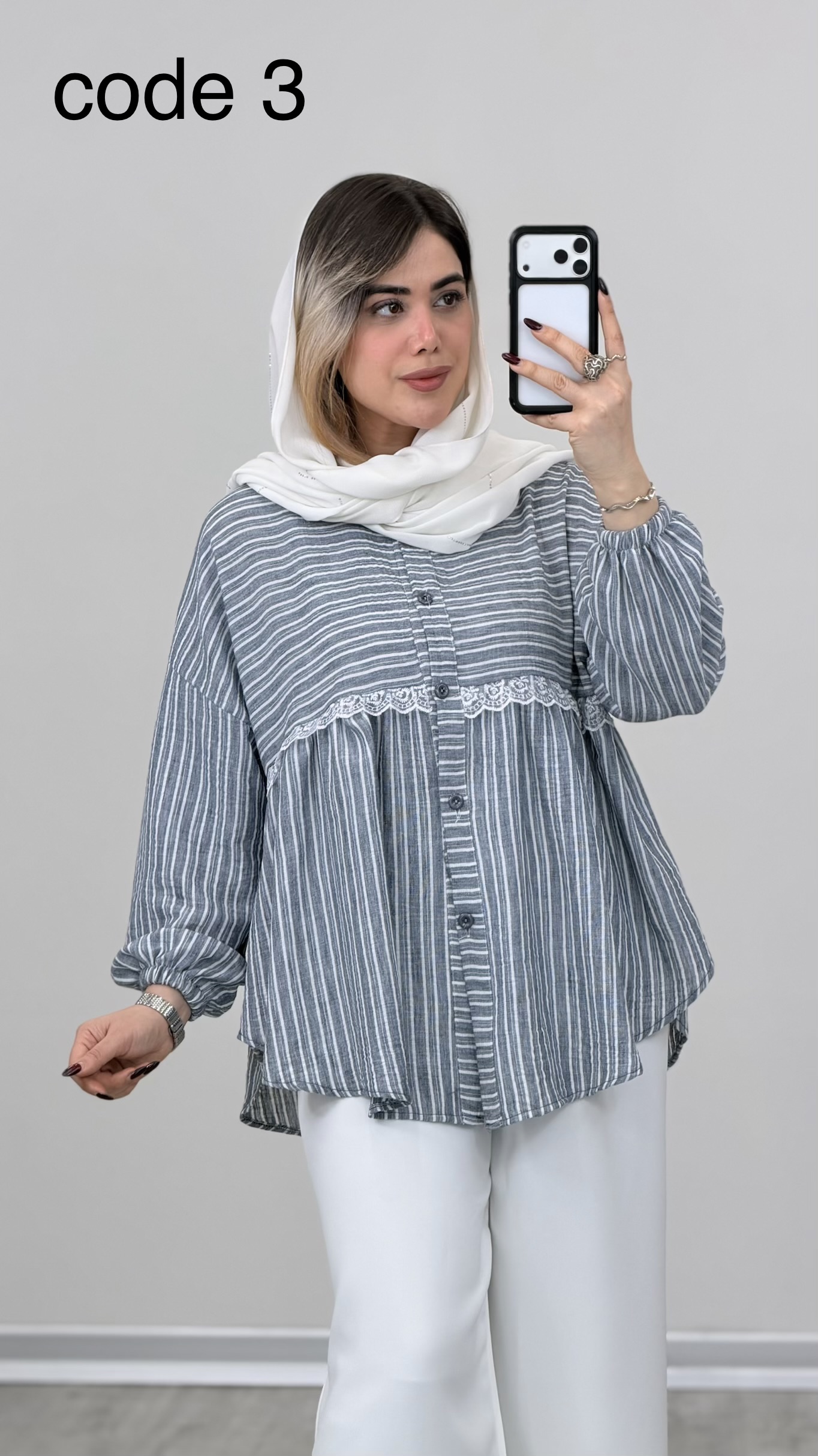 IMG_6992 شومیز مدل مهرسا کد 09148 A-5 - Image 1