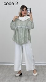 شومیز مدل مهرسا کد 09148 A-5 - Image 3