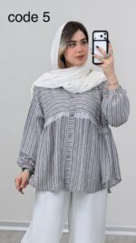 شومیز مدل مهرسا کد 09148 A-5 - Image 7