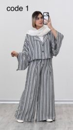 ست شومیز و شلوار کمند کد 09150 B-18 - Image 5