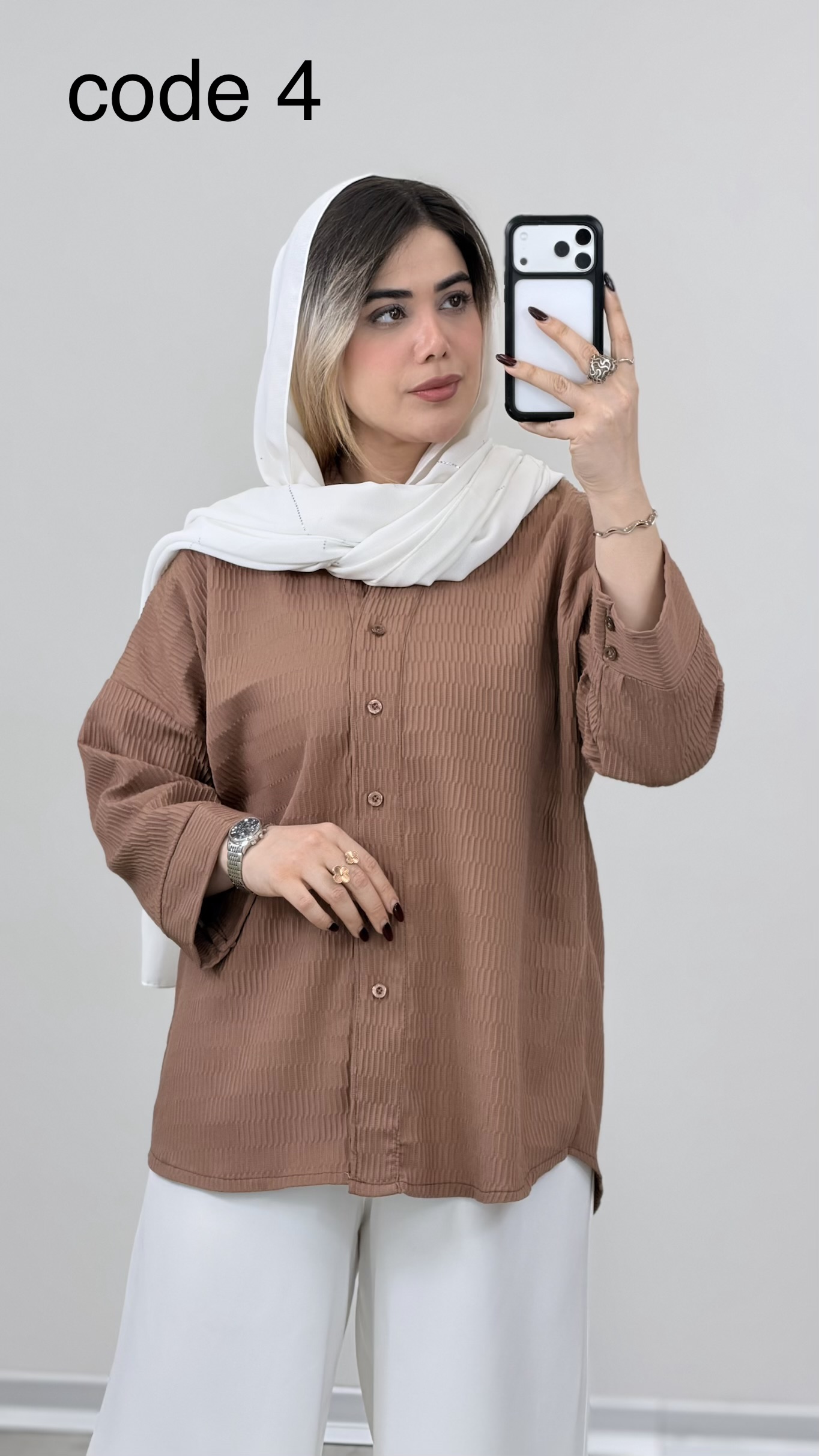 IMG_7053 شومیز مدل گیسو کد 09152 A-5 - Image 1