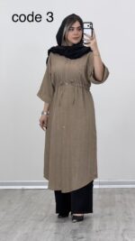 مانتو بلند مدل آیوا کد 09133 A-1 - Image 10