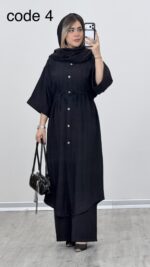 مانتو بلند مدل آیوا کد 09133 A-1 - Image 12