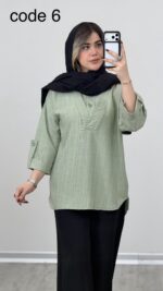شومیز مدل ماهوین کد 09155 A-2