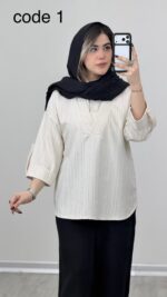 شومیز مدل ماهوین کد 09155 A-2 - Image 4