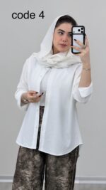 شومیز مدل نازگل کد 09160 A-18 - Image 8