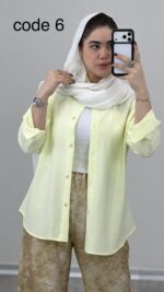 شومیز مدل نازگل کد 09160 A-18