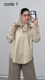 شومیز مدل نیلوفر کد 09164 B-11 - Image 8