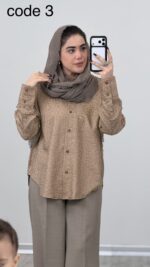 شومیز مدل نیلوفر کد 09164 B-11