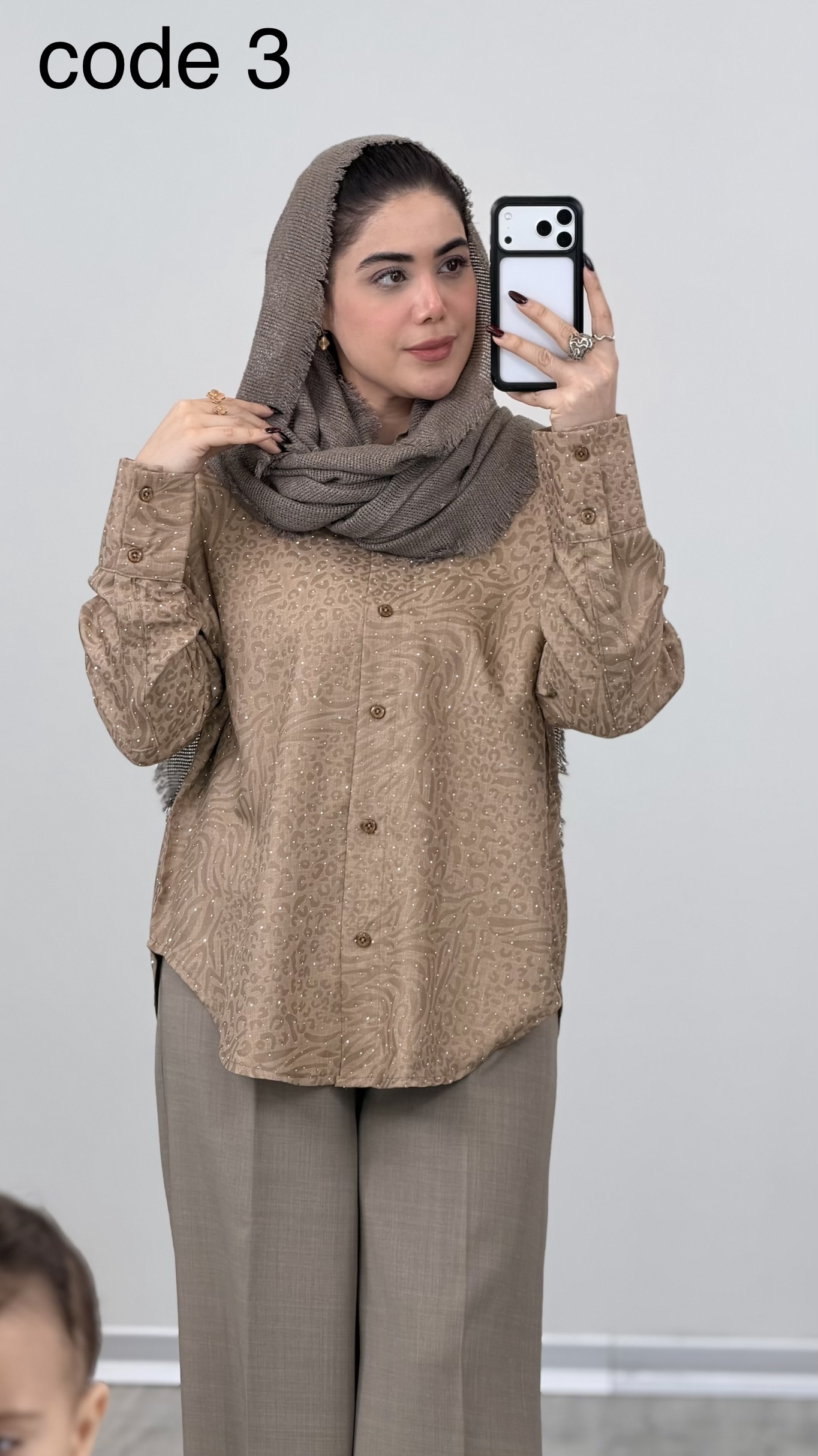 IMG_7325 شومیز مدل نیلوفر کد 09164 B-11 - Image 1