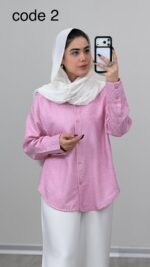 شومیز مدل نیلوفر کد 09164 B-11 - Image 6