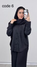 شومیز مدل نیلوفر کد 09164 B-11 - Image 2