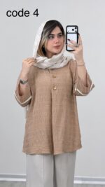 شومیز کوک دوزی مدل آزیتا کد 09169 A-17