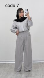 شومیز ساتن مدل روشا کد 09171 A-9 - Image 6