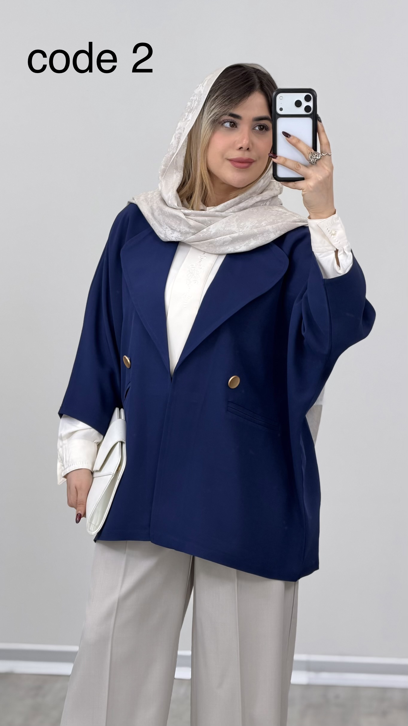 IMG_7553 مانتو کیمونو مدل نورا کد 09127 A-12 - Image 1
