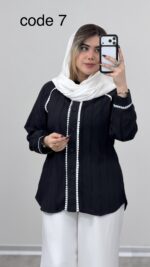 شومیز مدل آدلیا کد 09172 A-7 - Image 7