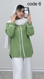 شومیز مدل آدلیا کد 09172 A-7 - Image 6
