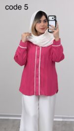 شومیز مدل آدلیا کد 09172 A-7 - Image 2