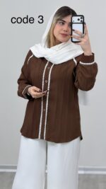 شومیز مدل آدلیا کد 09172 A-7 - Image 5
