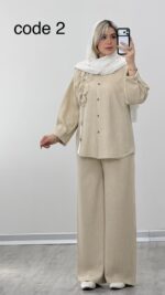 شومیز و شلوار مدل حلما کد 09180 B-7 - Image 2