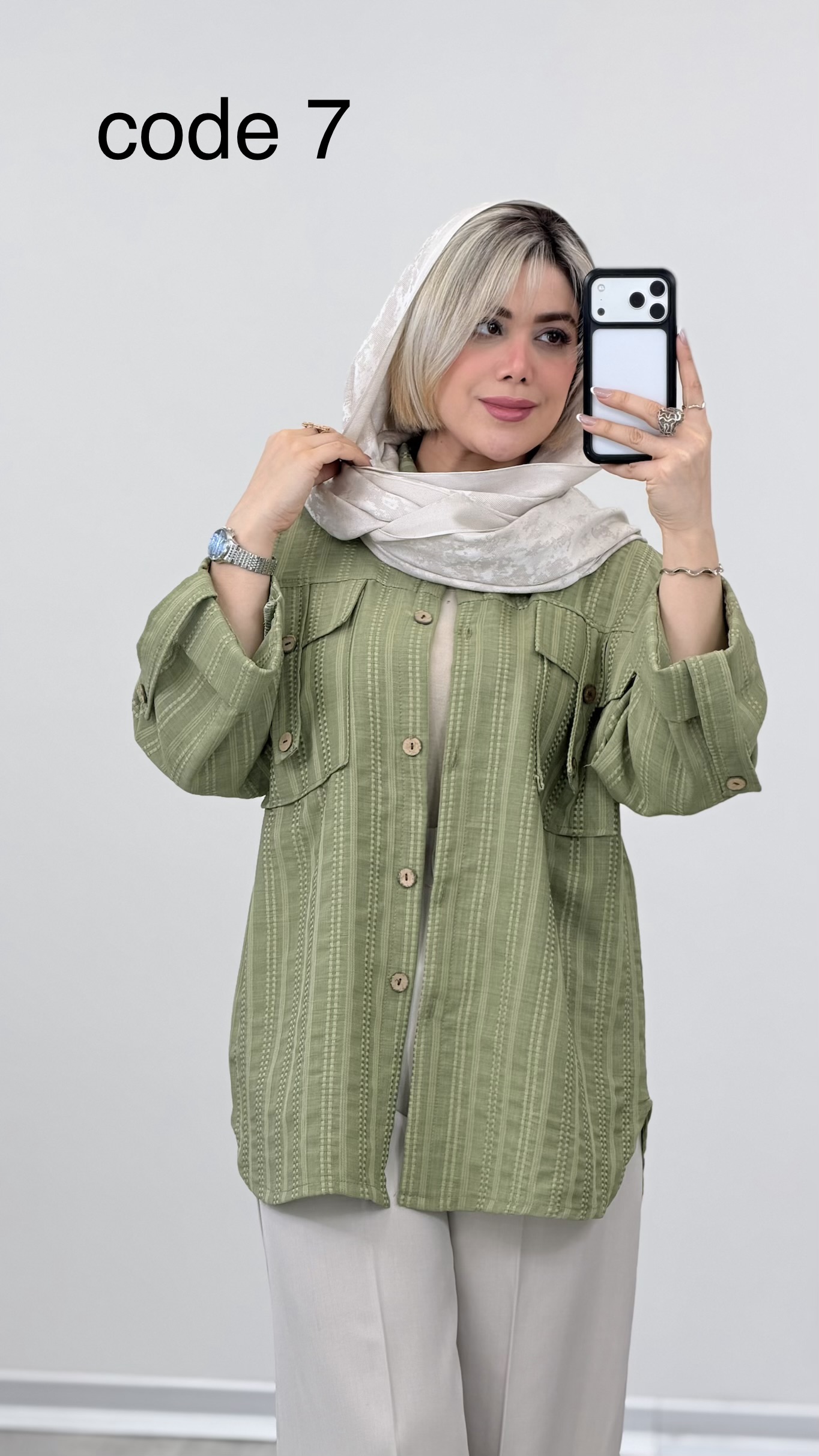 IMG_7703 شومیز مدل دلارز کد 09181 A-18 - Image 1