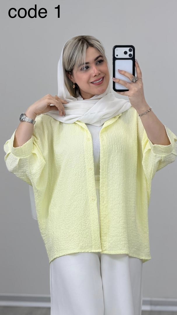 a1a2354b-4b2f-43ff-8201-e53ae0e533ce شومیز مدل مانیاکد 09223 A-15 - Image 1