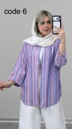 شومیز مدل مهرآنا کد 09245 A-19 - Image 6