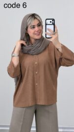 شومیز مدل همتا کد 09226 A-10 - Image 6