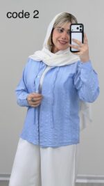 شومیز مدل مرسانا کد 09262 A-17 - Image 8
