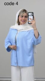 شومیز مدل فرنیا کد 09247 A-18 - Image 13