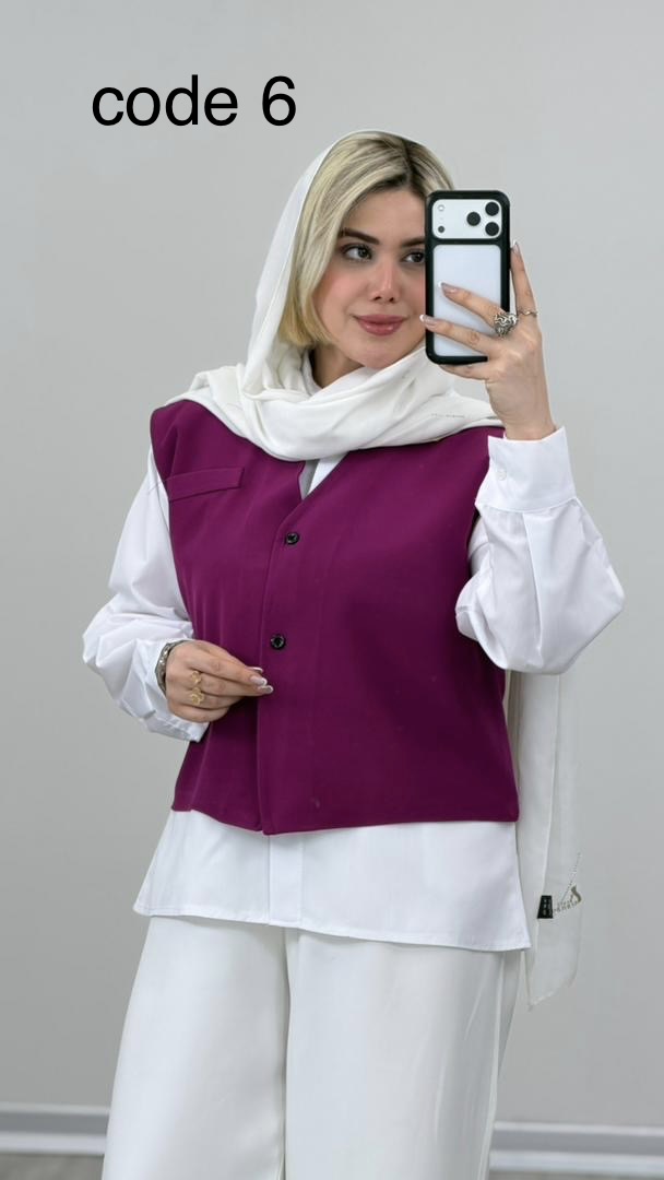 d1fa976e-5711-4cdc-9106-83fa1f8c93c5 شومیز + وست مدل آویسا کد 09194 A-21 - Image 1