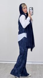 شومیز + وست + شلوار مدل نگین کد 09266 A-14 - Image 5