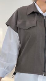 وست + شومیز + شلوار مدل ملودی کد 09248 A-2 - Image 6