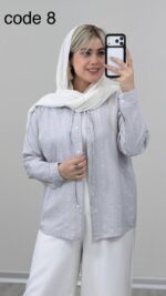 شومیز مدل مرسانا کد 09262 A-17 - Image 7