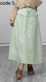 دامن لینن کد 09213 B-10 - Image 5
