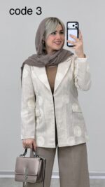 کت لینن مدل شیلا کد 09243 A-19 - Image 3