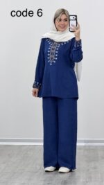 شومیز و شلوار مدل نورا کد 09222 A-4 - Image 2
