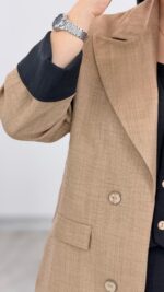 کت + جلیقه + شلوار مدل نسترن کد  09204 A-1 - Image 6