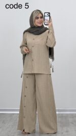 شومیز و شلوار مدل غزاله کد 09212 A-14 - Image 2