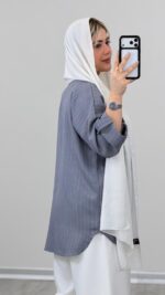 شومیز دیپلمات مدل سها کد 09215 A-14 - Image 8