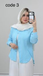 شومیز مدل هانیسا کد 09184 B-16 - Image 9