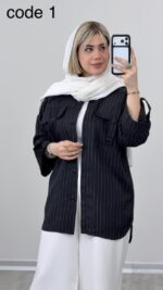 شومیز دیپلمات مدل سها کد 09215 A-14 - Image 4