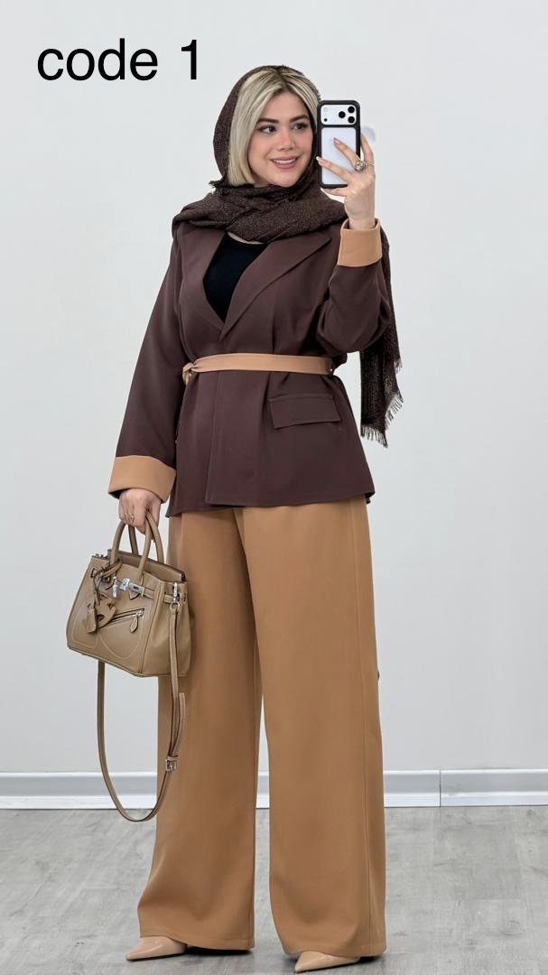 f5d36b3f-52b0-45fd-9f9b-1868d9d207bb کت و شلوار مدل آناشید کد 09111 A-7 - Image 1
