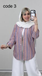 شومیز مدل مهرآنا کد 09245 A-19 - Image 9