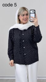 شومیز مدل مرسانا کد 09262 A-17 - Image 11