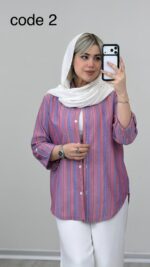 شومیز مدل مهرآنا کد 09245 A-19 - Image 4