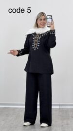 شومیز و شلوار مدل نورا کد 09222 A-4 - Image 7